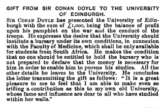 File:The-british-medical-journal-1902-09-20-p905-gift-from-sir-conan-doyle-to-the-university-of-edinburgh.jpg