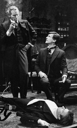 Sherlock Holmes (Charlton Heston) and Dr. Watson (Jeremy Brett)