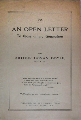 An Open Letter To those of my Generation (1929)