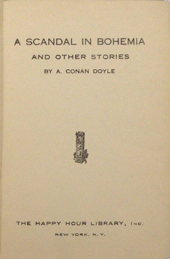 A Scandal in Bohemia and Other Stories title page
