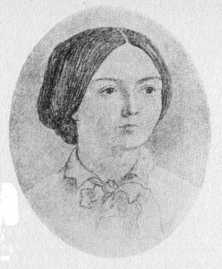 My Mother, at 17. Drawn by Richard Doyle, July 1854.