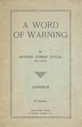 A Word of Warning (1928)