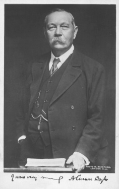Arthur Conan Doyle (Photo by W. Ransford).