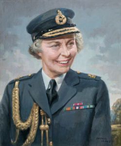Air Chief Commandant Jean Conan Doyle painted by Arthur George Mills (ca. 1963).