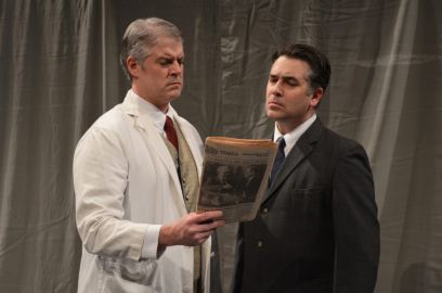 Dr. Evans (Mark Orr) and Dr. Watson (Ryan Hamlin)