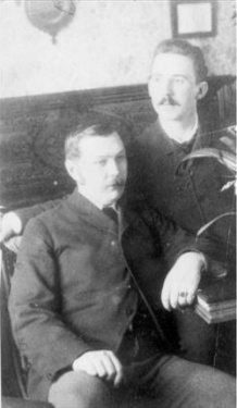 Arthur Conan Doyle and Innes in Portsmouth (1890).