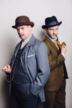 Dr. Watson (Curt McKinstry), Sherlock Holmes (Braden Griffiths)