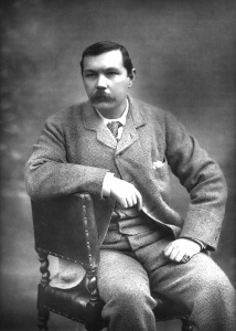 The author of The Adventures of Sherlock Holmes, 1892.