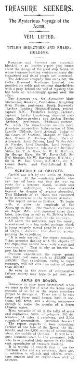 Treasure Seekers (The Leeds Mercury, 5 september 1906, p. 5)