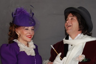 Lillie Langtry (Maud Ella Lindsley) and Oscar Wilde (John Mitsakis)