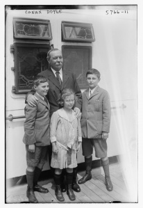 Adrian (left) on R.M.S. Adriatic (1922).