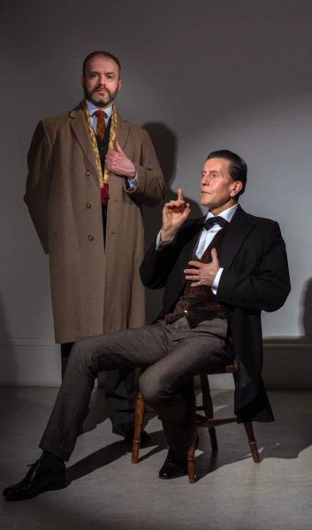 Dr. Watson (Mark Kydd) and Sherlock Holmes (Michael Daviot)