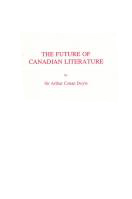 The Future of Canadian Literature (1994)