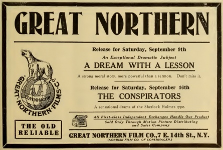 The Conspirators, released 16 september 1911 in New York (The Moving Picture World, 16 september 1911, p. 813)