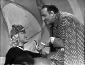 Dagmar and Sherlock Holmes (Basil Rathbone)