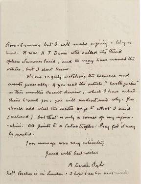 Letter to Mrs. Thom (13 september 1926)
