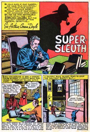 Super-Sleuth (Real Fact Comics, march 1949)
