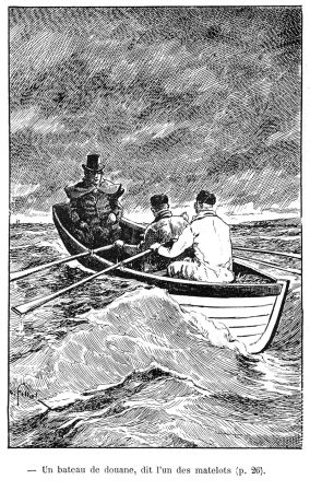 'A guard boat!' cried one of the seamen.