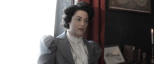 Juliette Lamboley as Louise Conan Doyle in the short movie The Final Problem (2018)